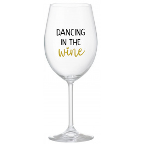 DANCING IN THE WINE - priehľadný pohár na víno 350 ml