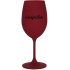 VÍNOPIČKA - bordovy pohár na víno 350 ml