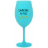 DANCING IN THE WINE - tyrkysový pohár na víno 350 ml