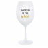 DANCING IN THE WINE - biely pohár na víno 350 ml