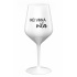 (NE)VINNÁ VÍLA - biely nerozbitný pohár na víno 470 ml