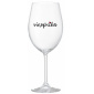 VÍNOPIČKA - priehľadný pohár na víno 350 ml