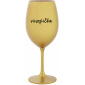 VÍNOPIČKA - zlatý pohár na víno 350 ml