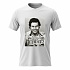 Dámské bavlněné tričko s potiskem - PABLO ESCOBAR - bílé