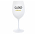 SUPER MÁMA - biely pohár na víno 350 ml