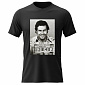 Dámské bavlněné tričko s potiskem - PABLO ESCOBAR - černé