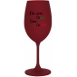 NIE SOM ONLINE SOM ONWINE - bordovy pohár na víno 350 ml