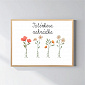 Personalizovaný magický fotoobraz v rámu - 40x50 - květinová zahrádka