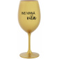 (NE)VINNÁ VÍLA - zlatý pohár na víno 350 ml