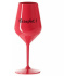 NERUSHIT! - červený nerozbitný pohár na víno 470 ml