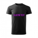 Personalizované pánské tričko s vlastním textem 