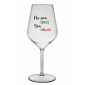 NIE SOM ONLINE SOM ONWINE - priehľadný nerozbitný pohár na víno 470 ml